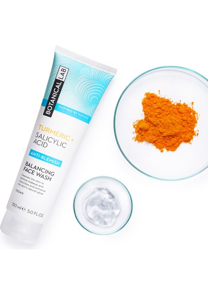 Botanicallab zerdeçal ve Salisilik Asit Ph Dengeleyici Yüz Yıkama Jeli 150 ml