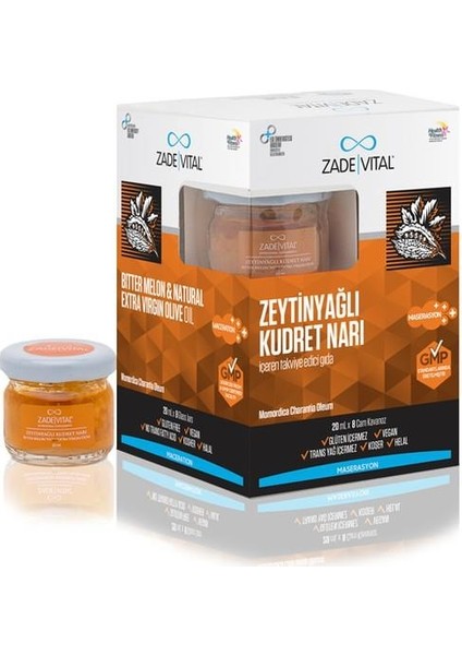 Zeytinyağlı Kudret Narı 20 ml x 8 Cam Kavanoz