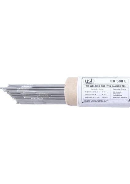Er 316 L 1.6X1000 Paslanmaz Tig Kaynak Teli 5 kg