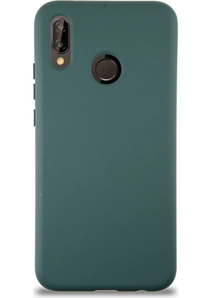 Case World Caseworld Xiaomi Redmi Note 7 Kapak Içi Kadife Kamera Korumalı Lansman Silikon Kılıf - Yeşil