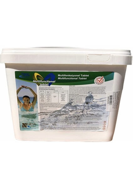 Multifunctional % 90 Tablet Klor 10 kg