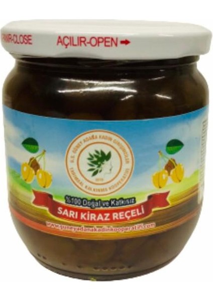 S.S. Güney Adana Kadın Girişimciler Sarı Kiraz Reçeli 450 gr