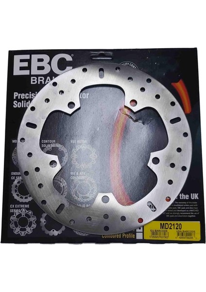 Yam. Mt-07 14-18 Mt-09 14-18 Ebc Arka Disk