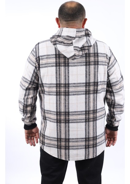 Büyük Beden Oduncu Sweat Çift Cep 22202-KAHVERENGİ modelleri