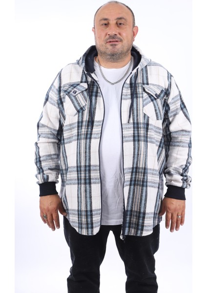 Büyük Beden Oduncu Sweat Çift Cep 22202-INDIGO fiyatları