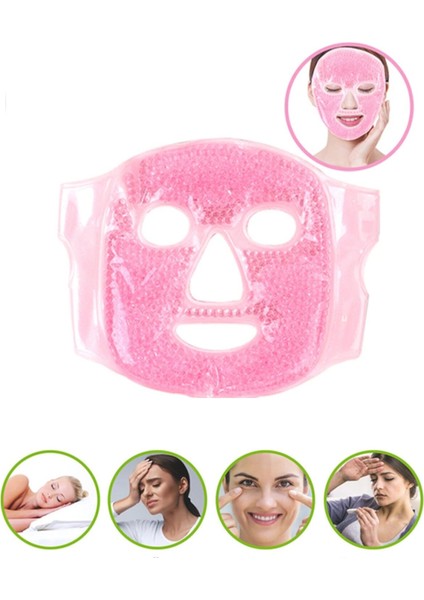 Jel Boncuklu Yüz Maskesi -Soğuk Sıcak Jel Yüz Maskesi Buz -Sıcak Press- fiyatları