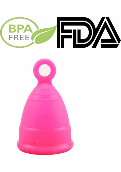 Adet Kabı Regl Kabı Menstrual Cup Large Beden Rose Medikal Sınıf Silikon Adet Kabı