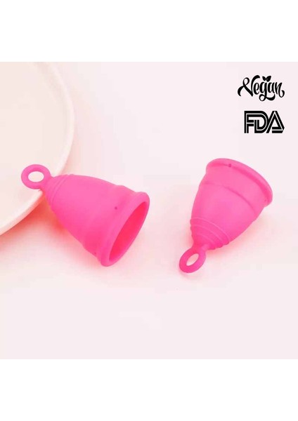 Adet Kabı Regl Kabı Menstrual Cup Small Beden Rose Medikal Sınıf Silikon Adet Kabı