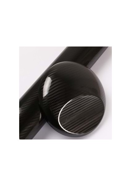 5d Karbon Folyo Siyah Parlak 30 Cm-3 Metre