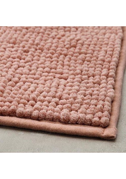 Banyo Paspası Açık Pembe Meridyendukkan 50 x 80 cm Mikrofiber - Yumuşak Paspas