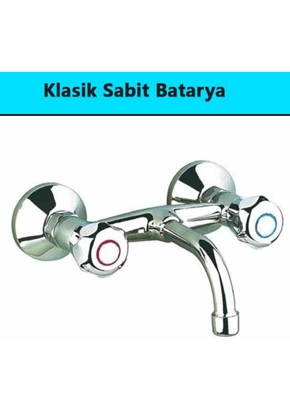 Klasik Sabit Banyo Mutfak Lavabo Batarya