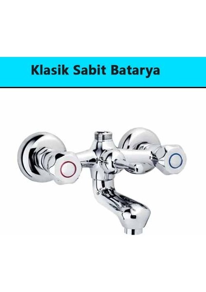 Klasik Sabit Banyo Mutfak Lavabo Batarya