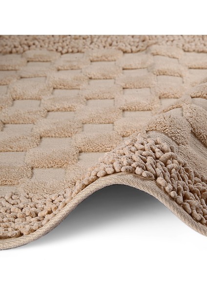 Puantiye Doğal Pamuklu 2'li Banyo Kilim Seti fiyatları