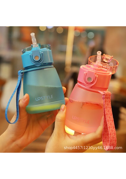 300ML Kız Öğrenci Sevimli Plastik Su Şişesi (Yurt Dışından)
