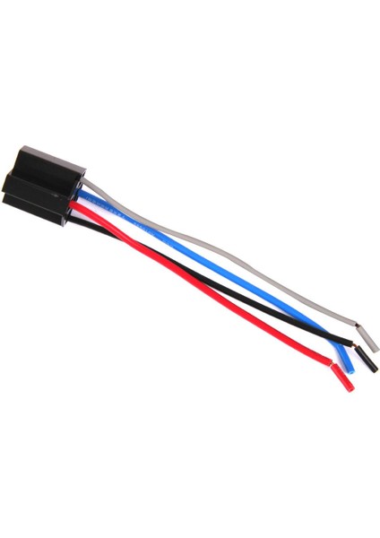 Araba 12V 12 Volt Dc 80A Rölesi Kablo Demeti Soket Konektörleri 4pin 4 Tel (Yurt Dışından)