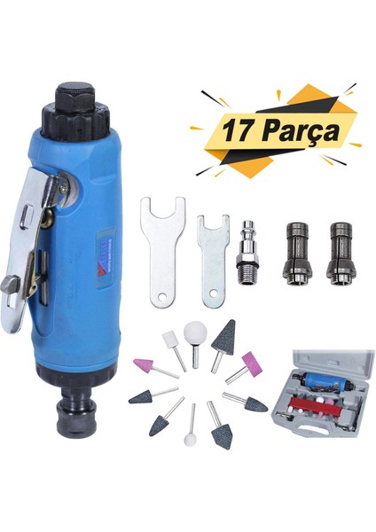 WF-005G Havalı Kalıpçı Taşlama Makinesi Seti (17 PARÇA)