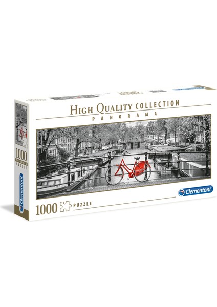 Yetişkin Panorama Puzzle Amsterdam Bicycle 1000 Parça