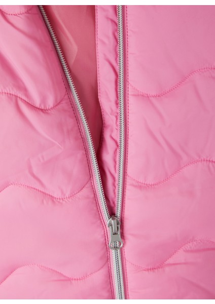 Name It Düz Pembe Kız Çocuk Yelek Nkfmaggy Jacket Pb