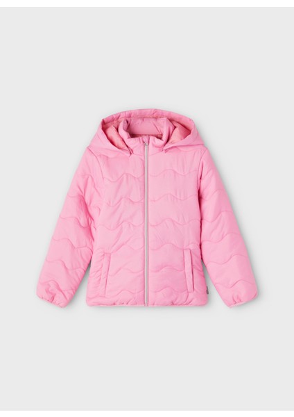 Name It Düz Pembe Kız Çocuk Yelek Nkfmaggy Jacket Pb