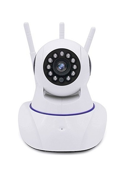 1080P Ip Smart Hd Wifi Kablolu ve Kablosuz Kamera 3 Anten Ev Güvenlik Bebek Izleme Ir Gece Gözetim Kamerası modelleri