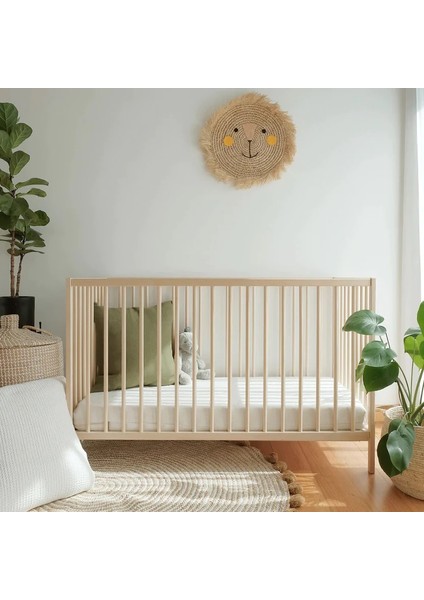 Global Bamboo Bebek Yatağı Park Beşik Yatağı Fermuarlı Bambu Yatak Bebek Oyun Parkı Yatağı