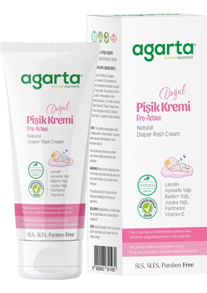 Doğal Pişik Kremi 100 ml