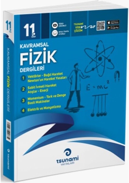 Tsunami Yayınları 11. Sınıf Kavramsal Fizik Dergileri (4 Dergi)