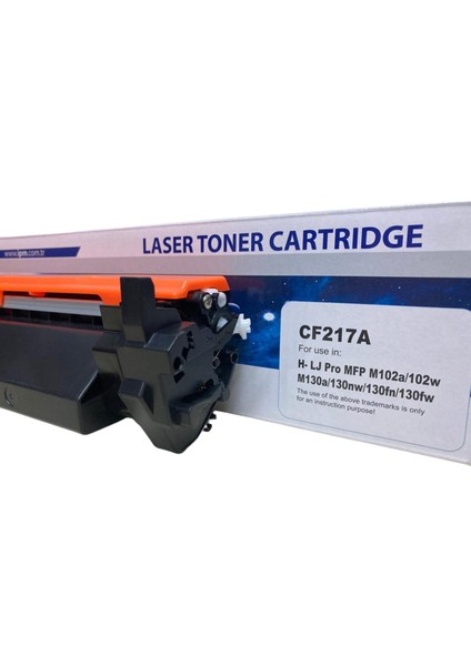 IPM TONER Hp CF217A-( 217A ) 1600 Sayfa Siyah Muadil Toner Çipli 1600 Pro M102A / M120W / Mfp M130A