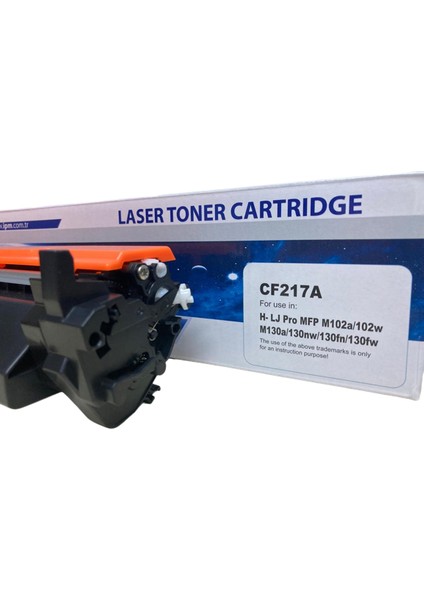 IPM TONER Hp CF217A-( 217A ) 1600 Sayfa Siyah Muadil Toner Çipli 1600 Pro M102A / M120W / Mfp M130A