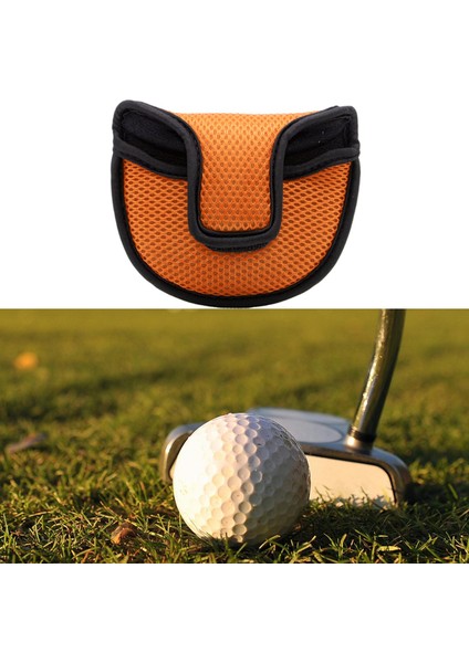 2 Paket Naylon Mesh Golf Putter Mallet Kapağı Protect Clubs Putter Koruyucu (Yurt Dışından)