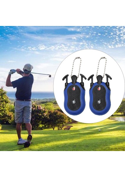 4x Golf Skoru 2-1 Arada Çift Kadran Putt Keeper Golcüsü Anahtar Zincirle (Yurt Dışından)