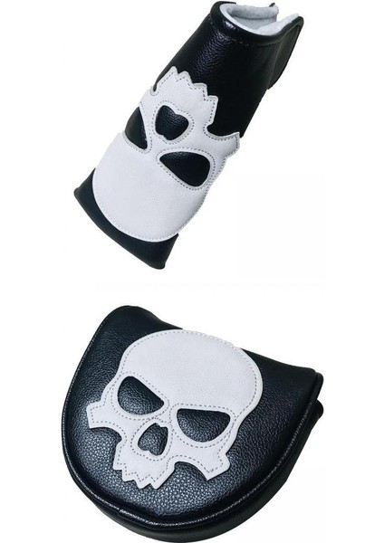 2pcs Golf Kulübü Kafa Kapağı İskeleti Headcover Koruma Aksesuarları (Yurt Dışından)
