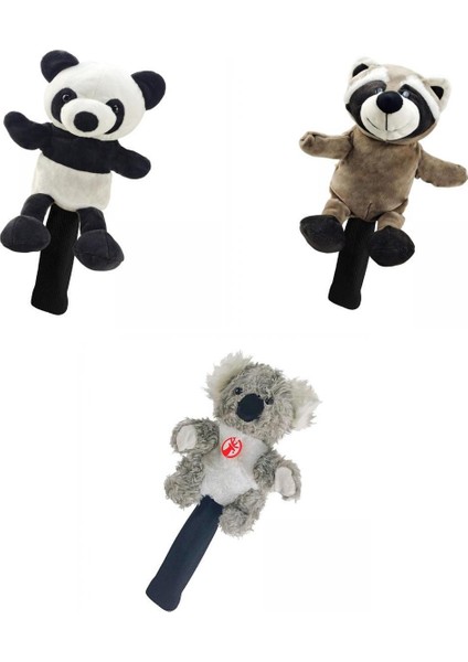 3x Golf Club Headcover Ahşap Sürücü Kafa Kapağı Kol (Yurt Dışından)