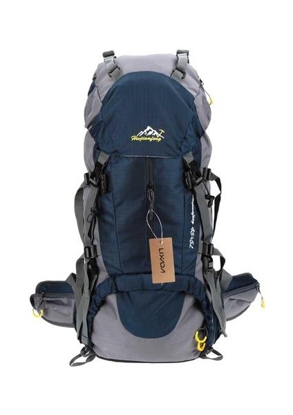 Lıxada 50L Su Geçirmez Açık Spor Yürüyüş Trekking Kamp Seyahat Sırt Çantası Paketi Dağcılık Tırmanma Sırt Çantası Yağmur Kapak | Çanta Tırmanma (Yurt Dışından)