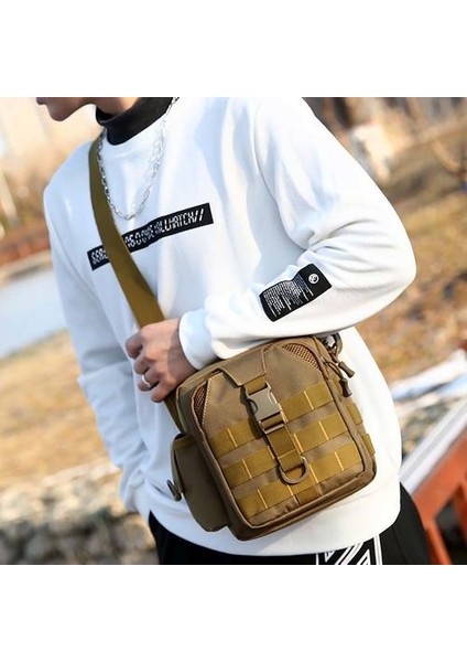 Balıkçılık Taktik Göğüs Çantası Molle Sling Sırt Çantası Askeri Ordu Omuz Kamp Yürüyüş Çantaları Seyahat Açık Çanta Sırt Çantası XA180A (Yurt Dışından)