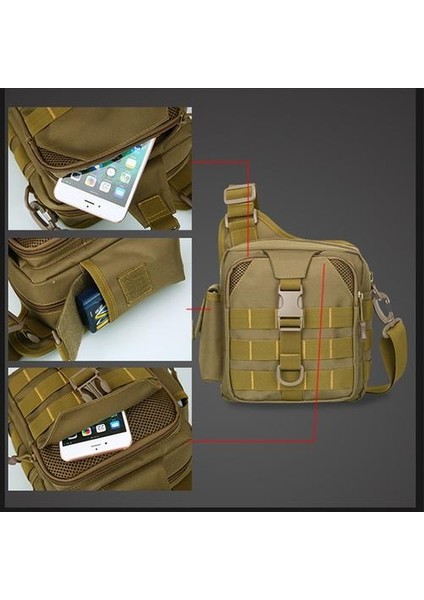 Balıkçılık Taktik Göğüs Çantası Molle Sling Sırt Çantası Askeri Ordu Omuz Kamp Yürüyüş Çantaları Seyahat Açık Çanta Sırt Çantası XA180A (Yurt Dışından) fiyatları