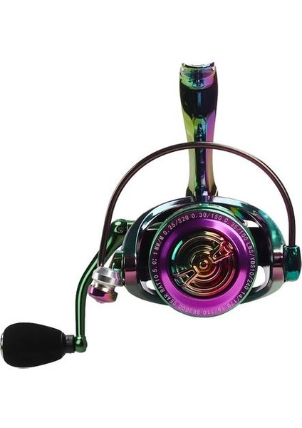 Tüm Metal 25KG Max Drag Güçlü Renkli Balıkçılık Reel Süper Pürüzsüz Iplik Makarası Tatlısu ve Deniz Suyu Çift Kullanım Reel | Balıkçılık Makaraları (Renkli) (Yurt Dışından)