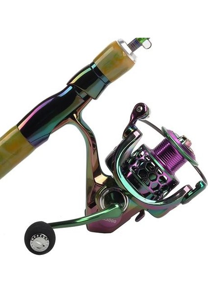 Tüm Metal 25KG Max Drag Güçlü Renkli Balıkçılık Reel Süper Pürüzsüz Iplik Makarası Tatlısu ve Deniz Suyu Çift Kullanım Reel | Balıkçılık Makaraları (Renkli) (Yurt Dışından)