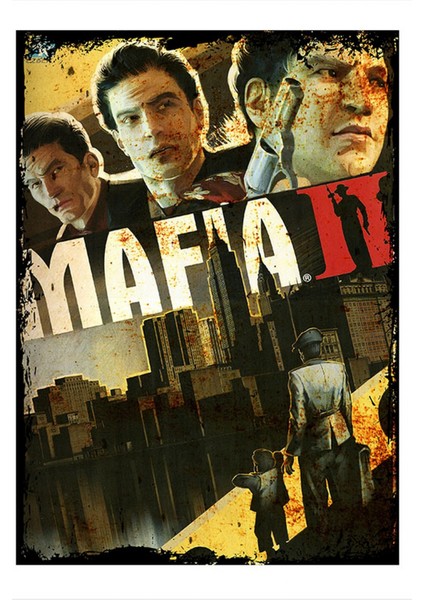 Mafia 2 Hediyelik Mdf Tablo