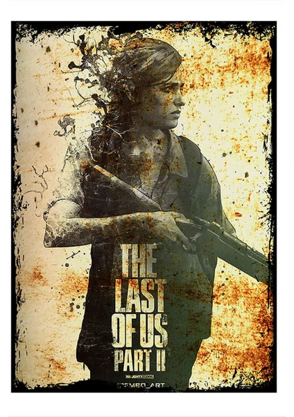 The Last Of Us Hediyelik Ahşap Tablo