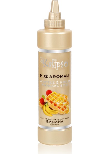 Muz Aromalı Waffle & Krep & Pancake Sos 850 gr