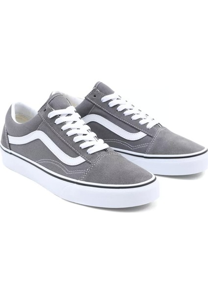 UA Old Skool VN0A4BV51951 Unisex Gri-Beyaz Günlük Sneaker Ayakkabı