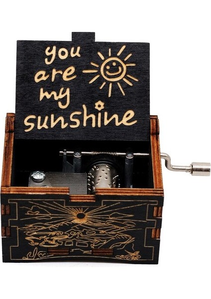 Ahşap El Kranklı Müzik Kutusu (Yurt Dışından)