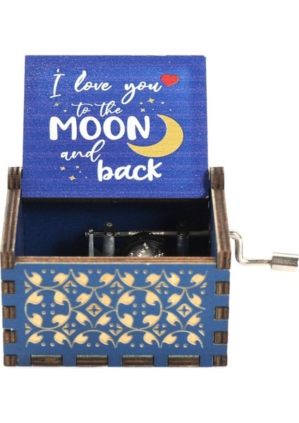 Ahşap El Kranklı Müzik Kutusu (Yurt Dışından)