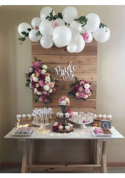 Pastel Beyaz Balon 30 Adet