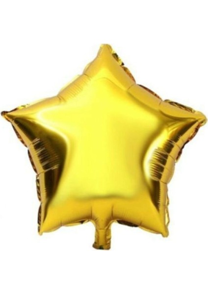 Altın Yıldız Folyo Balon 45 cm - 1 Adet