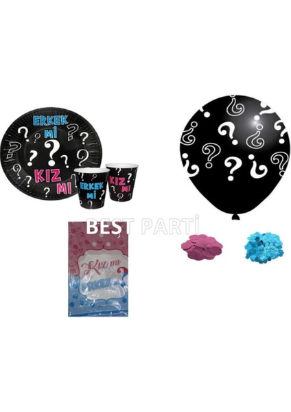 Cinsiyet Belirleme Parti Seti 8 Kişilik