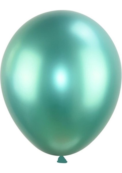 Yeşil Krom Balon 15 Adet