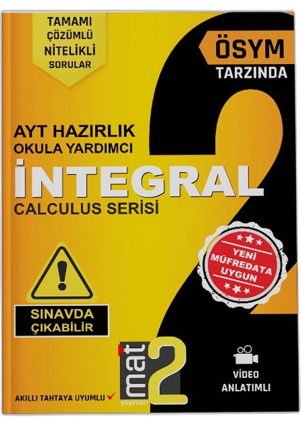 Integral, Limit ve Süreklilik 2' Li Set Soru Bankası (2 Ayrı Kitap)