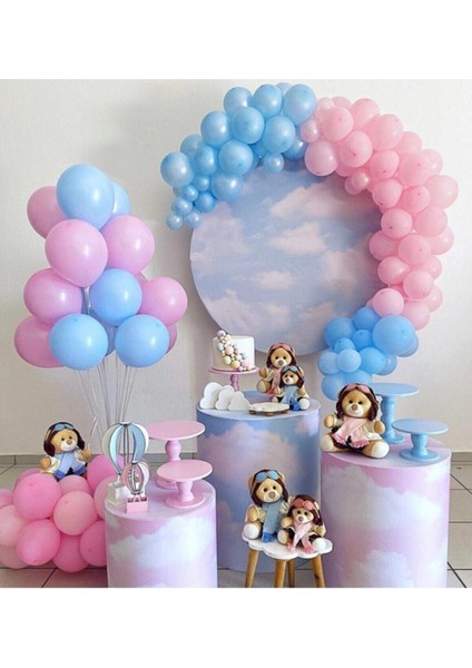 Cinsiyet Belirleme Parti Balon Balon Zincir 50 Adet + 5 mt Balon Zinciri
